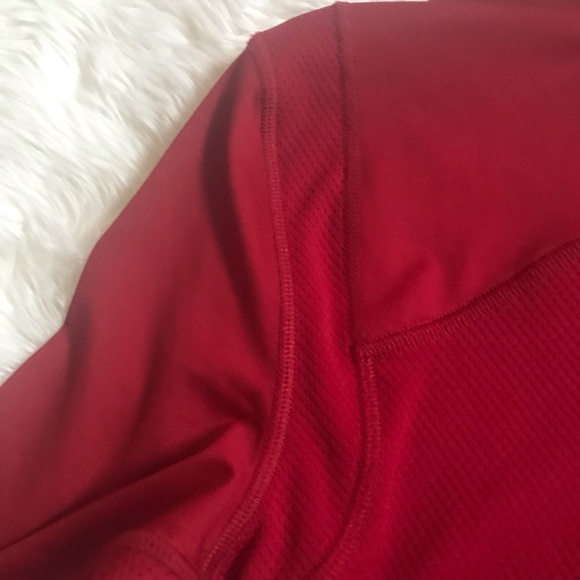 Womens Red Adidas Medium Shirt - Picture 7 of 8